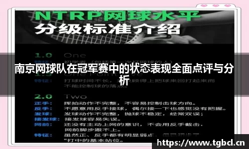 南京网球队在冠军赛中的状态表现全面点评与分析